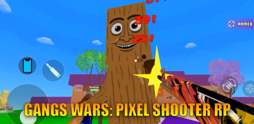 Gangs Wars: Pixel Shooter RP