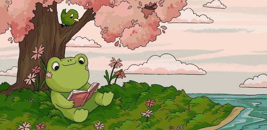 Frog Lulu Flower Garden