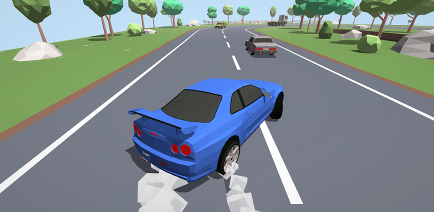 Polygon Drift: Traffic Racing