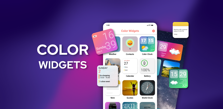 Widgets iOS 15 – Color Widgets