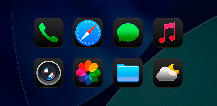 iLiquidDark – Icon Pack