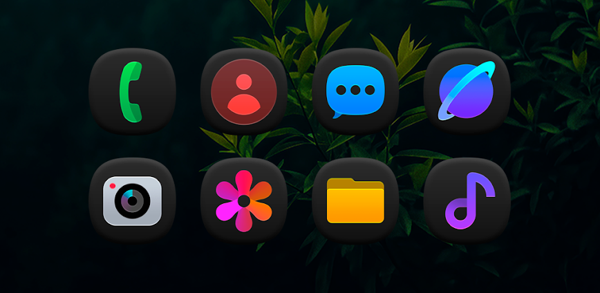 OneDark 3D – Icon Pack