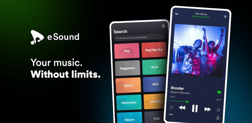 eSound: MP3 Music Player App
