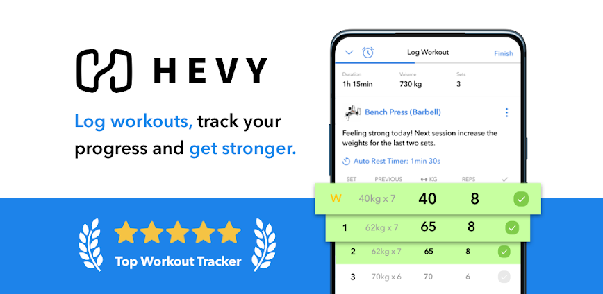 Hevy – Gym Log Workout Tracker