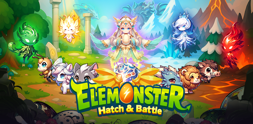 Elemonster : Hatch and Battle