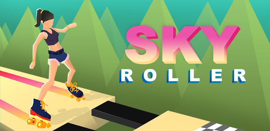Sky Roller: Rainbow Skating