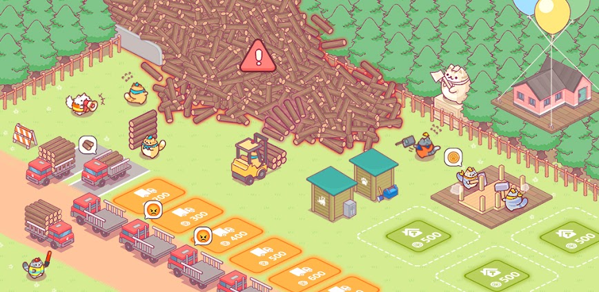 Lumbercat: Cute Idle Tycoon