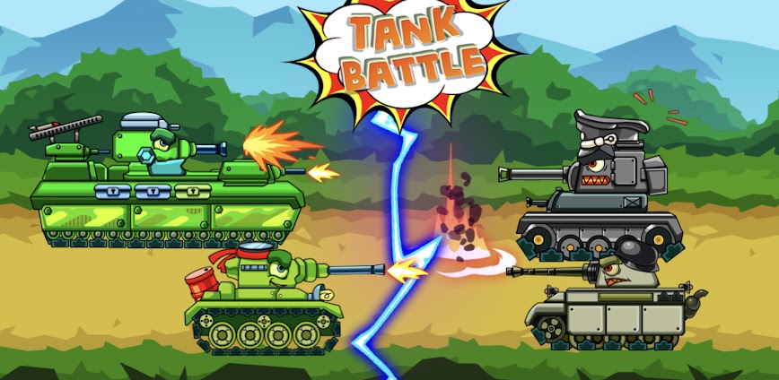 Tank Battle: Tanks War 2D